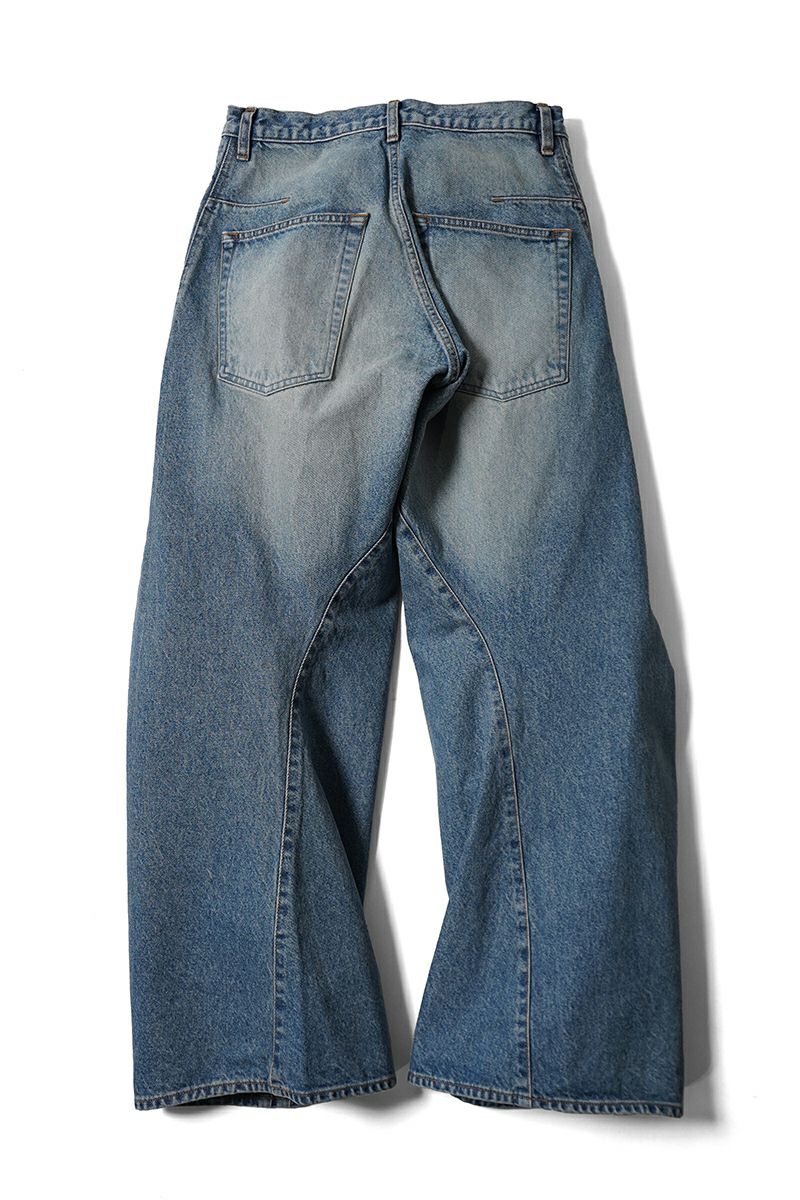 NVRFRGT(ネバーフォーゲット)3D TWISTED WIDE LEG JEANS 3Dツイステッドワイドレッグジーンズ NF251P14B -5