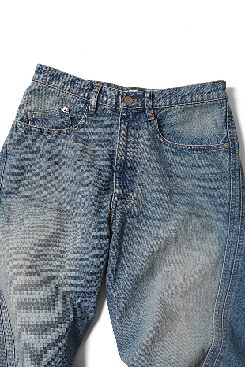 NVRFRGT(ネバーフォーゲット)3D TWISTED WIDE LEG JEANS 3Dツイステッドワイドレッグジーンズ NF251P14B -6