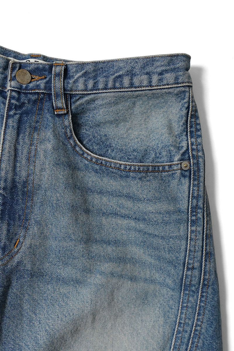 NVRFRGT(ネバーフォーゲット)3D TWISTED WIDE LEG JEANS 3Dツイステッドワイドレッグジーンズ NF251P14B -8