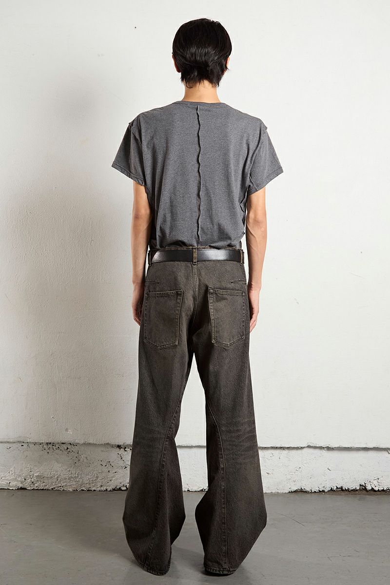 NVRFRGT 3Dツイステッドワイドレッグジーンズ NVRFRGT - 【25AW】3D ツイステッド ワイド レッグ ジーンズ