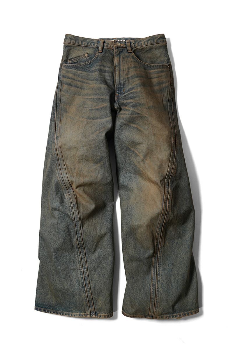 NVRFRGT(ネバーフォーゲット)3D TWISTED WIDE LEG JEANS 3Dツイステッドワイドレッグジーンズ NF251P14A -7