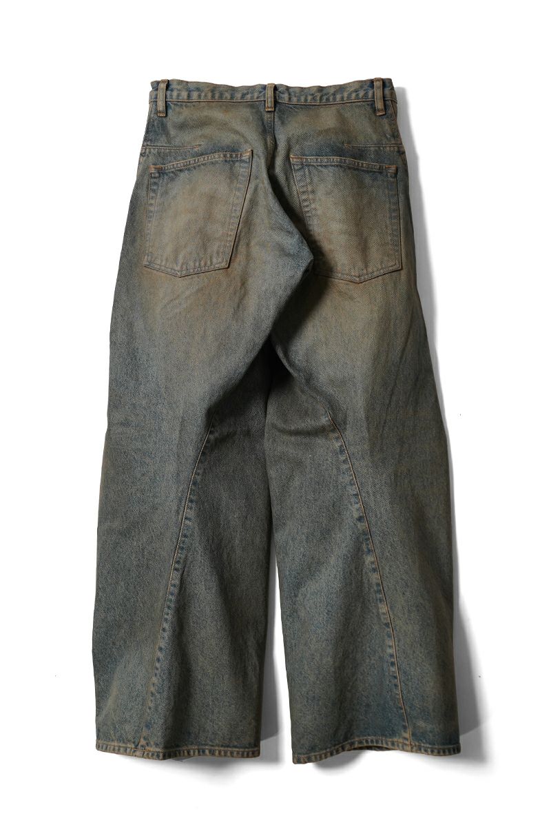 NVRFRGT(ネバーフォーゲット)3D TWISTED WIDE LEG JEANS 3Dツイステッドワイドレッグジーンズ NF251P14A -8