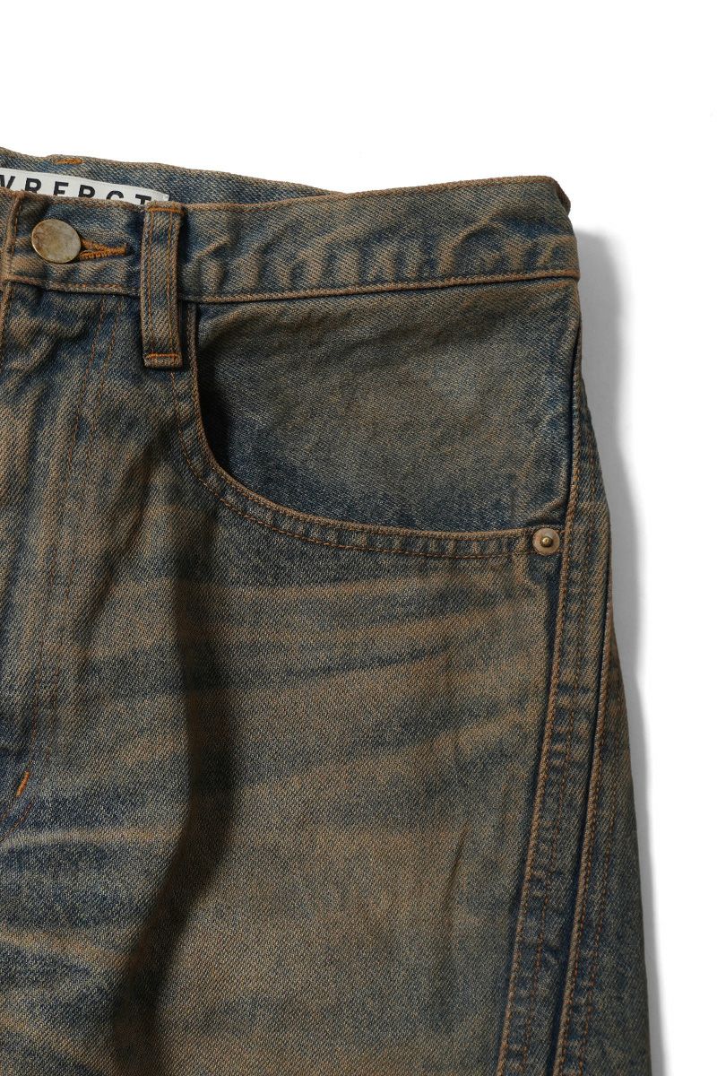 NVRFRGT(ネバーフォーゲット)3D TWISTED WIDE LEG JEANS 3Dツイステッドワイドレッグジーンズ NF251P14A -12