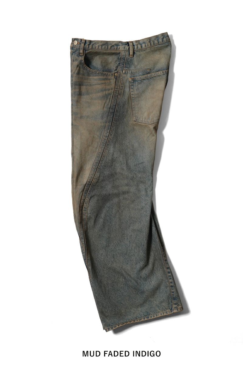 NVRFRGT(ネバーフォーゲット)3D TWISTED WIDE LEG JEANS 3Dツイステッドワイドレッグジーンズ NF251P14A -17