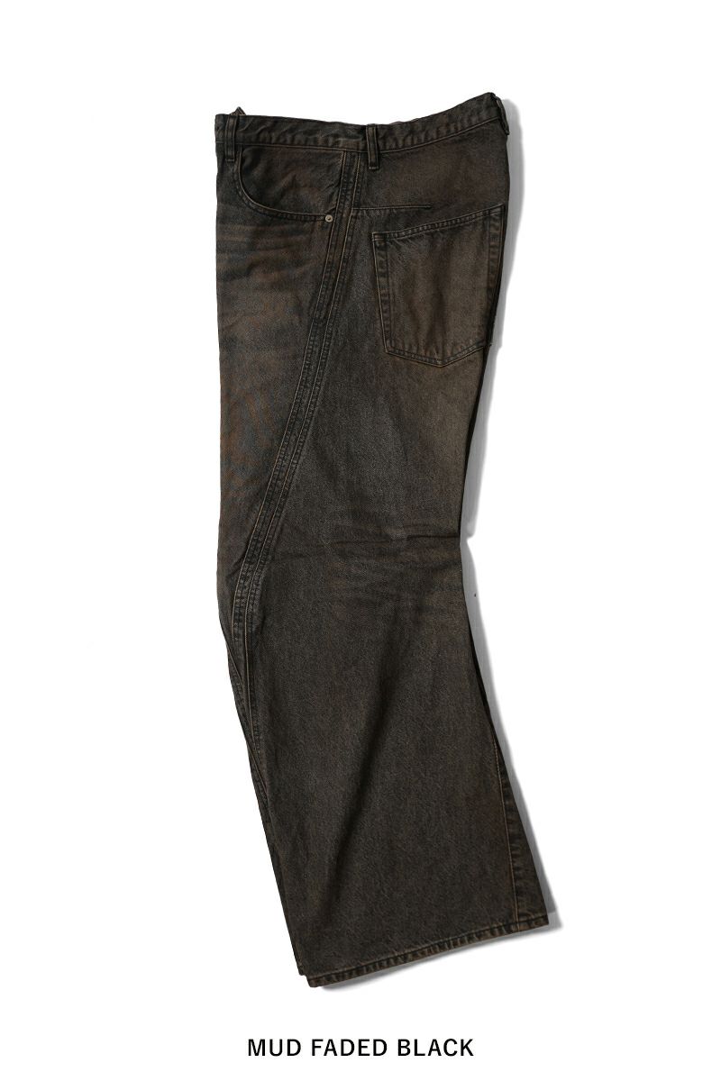 NVRFRGT(ネバーフォーゲット)3D TWISTED WIDE LEG JEANS 3Dツイステッドワイドレッグジーンズ NF251P14A -18