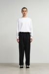 Graphpaper(グラフペーパー)Solotex Twill Wide Tapered Chef Pants ソロテックスツイルワイドテーパードシェフパンツ GM251-40326B -1