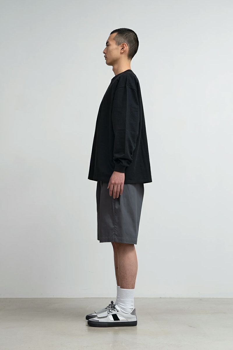 Graphpaper(グラフペーパー)Solotex Twill Wide Chef Shorts ソロテックスツイルワイドシェフショーツ GM251-40328B -2