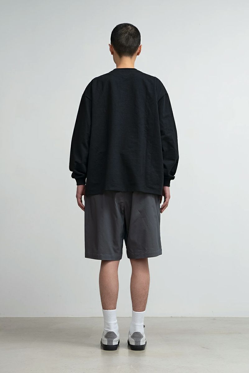 Graphpaper(グラフペーパー)Solotex Twill Wide Chef Shorts ソロテックスツイルワイドシェフショーツ GM251-40328B -3