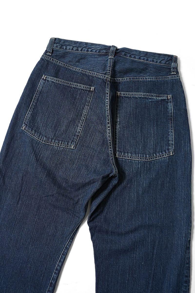 【関税込み】Stanley Raffington ジーンズ Stanley Raffington: ネイビー＆イエロー Two Tone ジーンズ