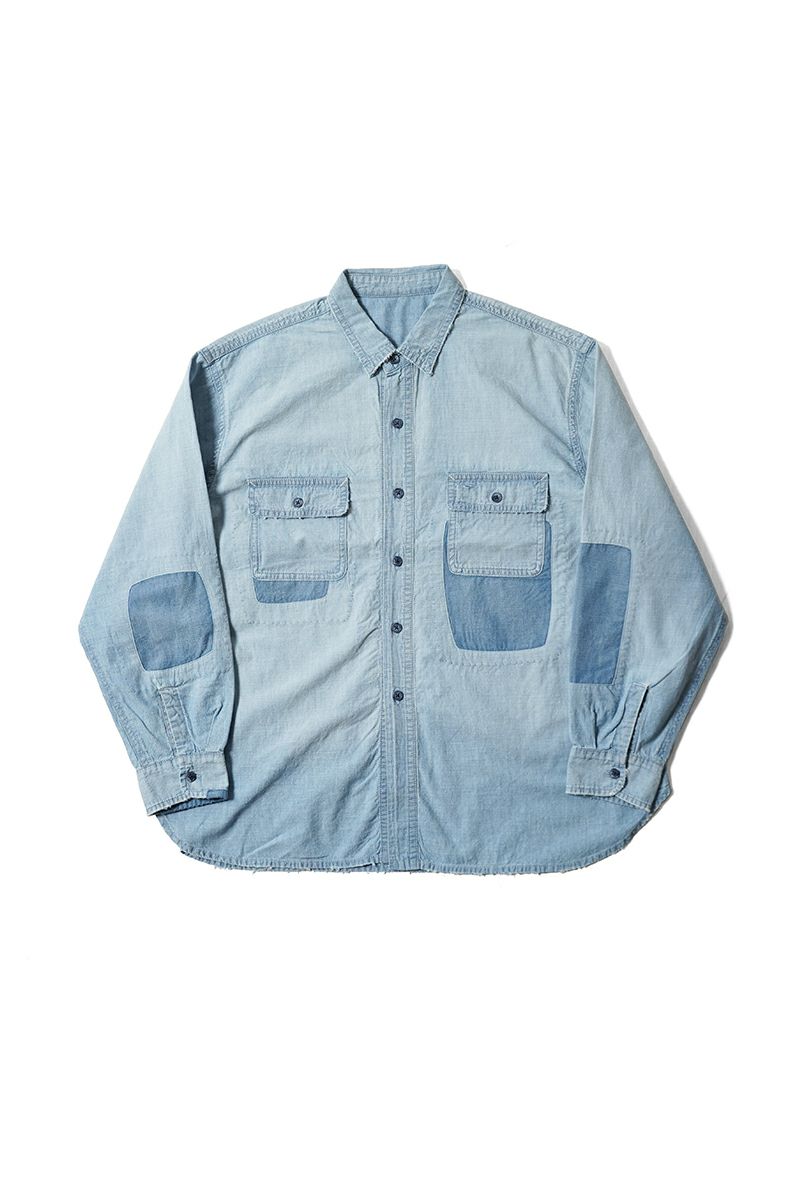 Porter Classic(ポータークラシック)SHAWSHANK CHAMBRAY WORK SHIRT CUSTOM ショーシャンクシャンブレーワークシャツカスタム PC-005-3230