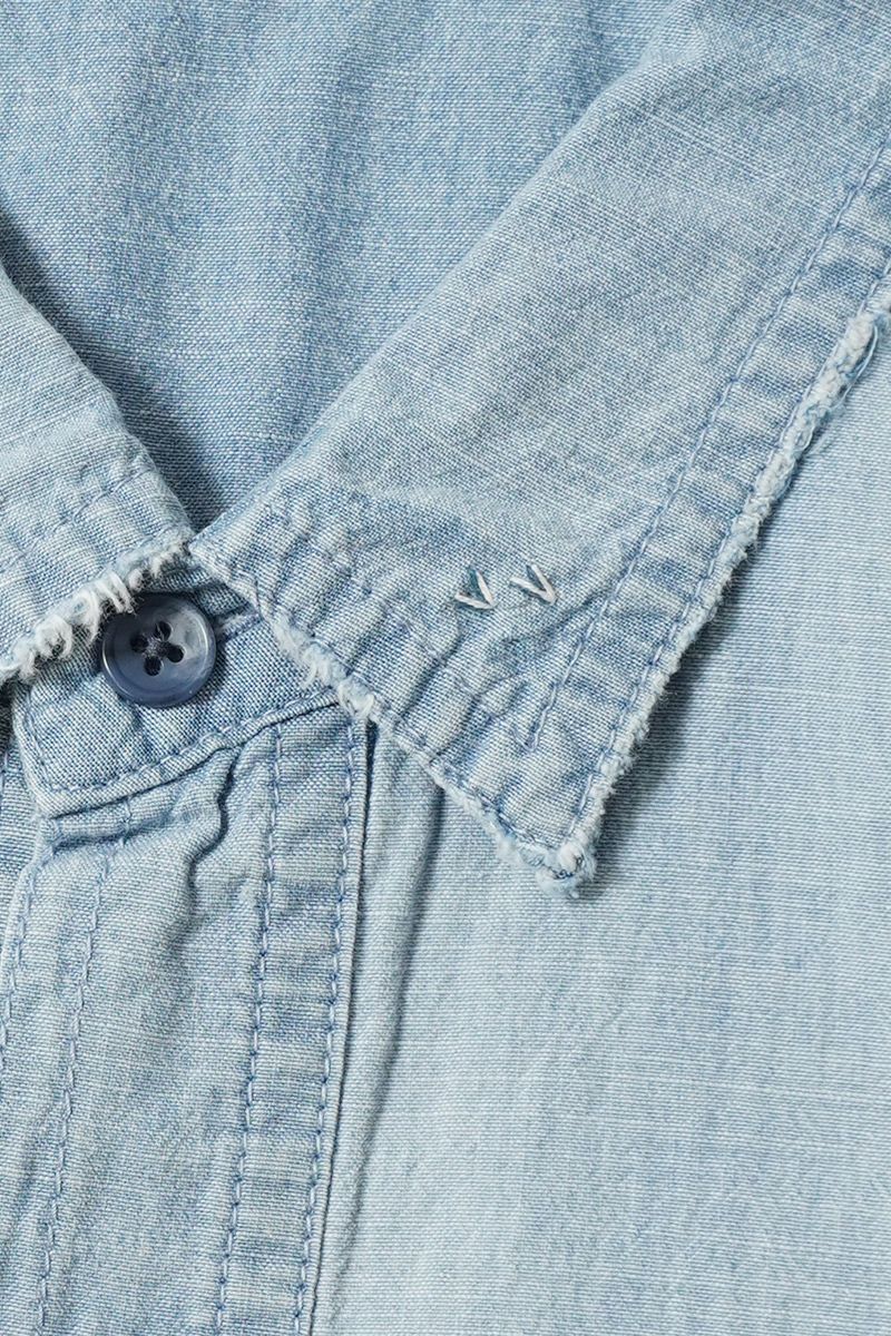 Porter Classic(ポータークラシック)SHAWSHANK CHAMBRAY WORK SHIRT CUSTOM ショーシャンクシャンブレーワークシャツカスタム PC-005-3230 -1