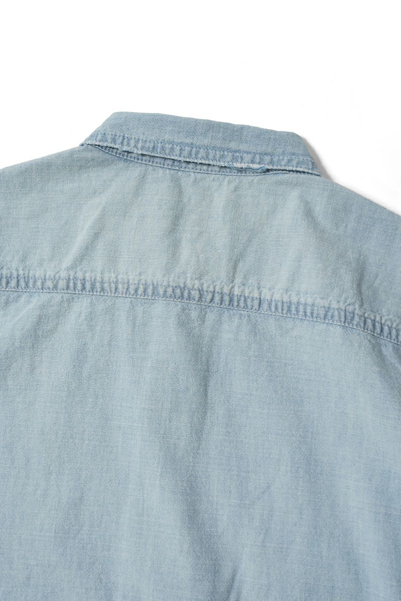 Porter Classic(ポータークラシック)SHAWSHANK CHAMBRAY WORK SHIRT CUSTOM ショーシャンクシャンブレーワークシャツカスタム PC-005-3230 -5