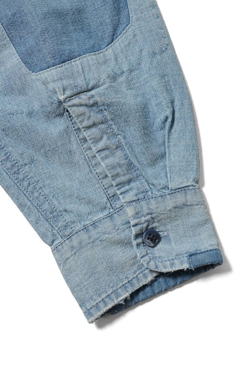 Porter Classic(ポータークラシック)SHAWSHANK CHAMBRAY WORK SHIRT CUSTOM ショーシャンクシャンブレーワークシャツカスタム PC-005-3230 -11