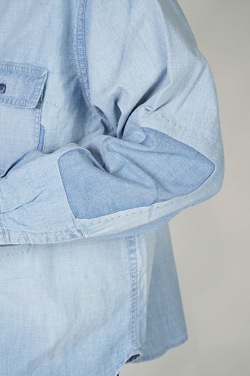 Porter Classic(ポータークラシック)SHAWSHANK CHAMBRAY WORK SHIRT CUSTOM ショーシャンクシャンブレーワークシャツカスタム PC-005-3230