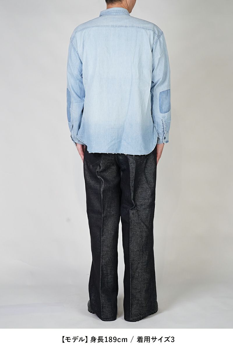 Porter Classic(ポータークラシック)SHAWSHANK CHAMBRAY WORK SHIRT CUSTOM ショーシャンクシャンブレーワークシャツカスタム PC-005-3230