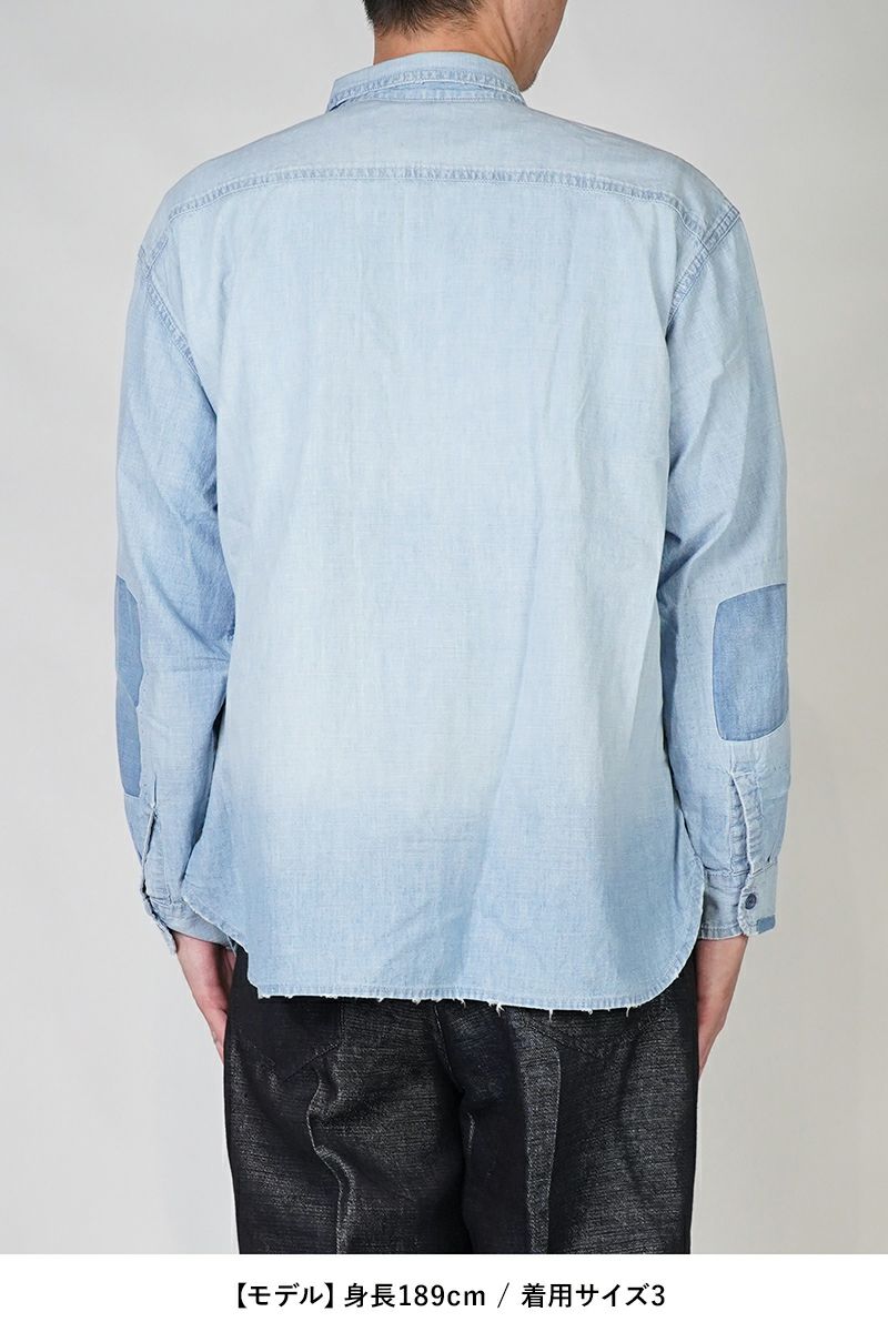 Porter Classic(ポータークラシック)SHAWSHANK CHAMBRAY WORK SHIRT CUSTOM ショーシャンクシャンブレーワークシャツカスタム PC-005-3230