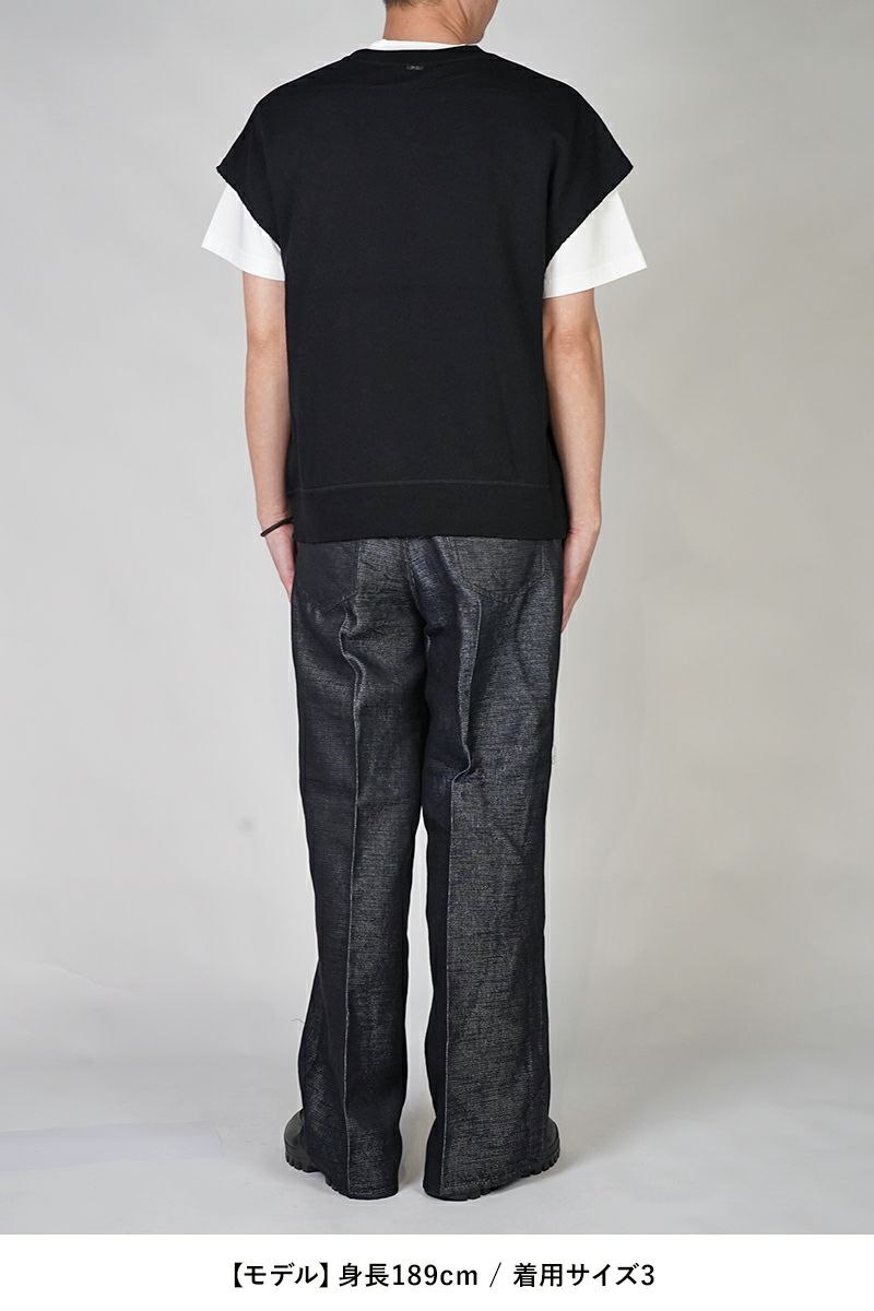 ポータークラシック　カシミアパンツ　新品未使用 Porter Classic - CASHMERE PANTS (BABY CASH) - BLACK ポーター