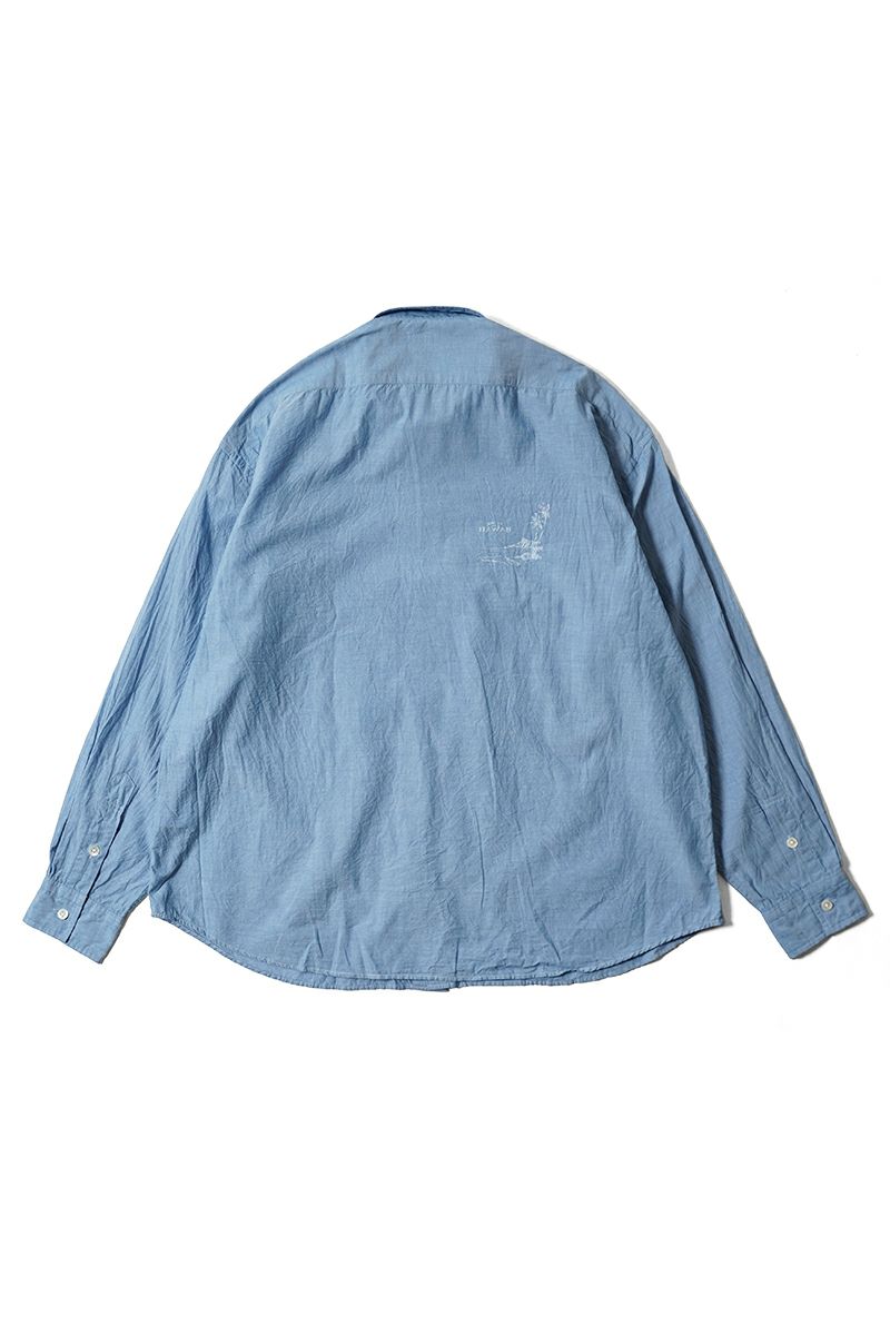 Porter Classic(ポータークラシック)；SM-HR8-0000-C12 / EV_SS TEE / BLUE / WHITE 半袖Tシャツ エヴァンゲリオン；03