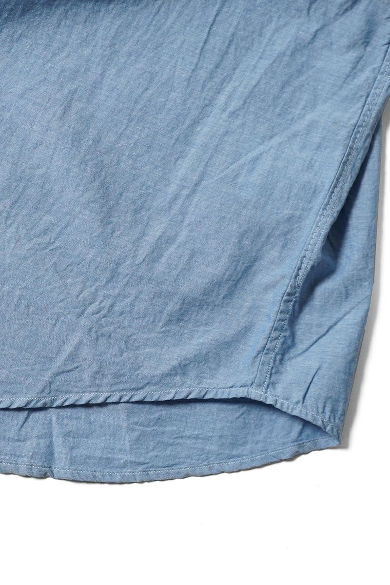 Porter Classic(ポータークラシック)ROLL UP CHAMBRAY SHIRT ロールアップシャンブレーシャツ PC-016-3361 -8