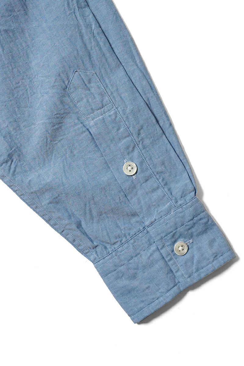 Porter Classic(ポータークラシック)ROLL UP CHAMBRAY SHIRT ロールアップシャンブレーシャツ PC-016-3361 -9