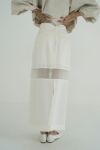 CLANE(クラネ)SHEER SWITCHING STRAIGHT SKIRT シアースイッチングストレートスカート 18109-6052 -10