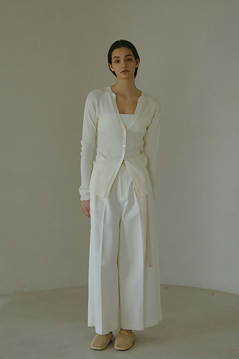 ETRE TOKYO(エトレトウキョウ)シアーリブニットカーディガン 1225211084 -13