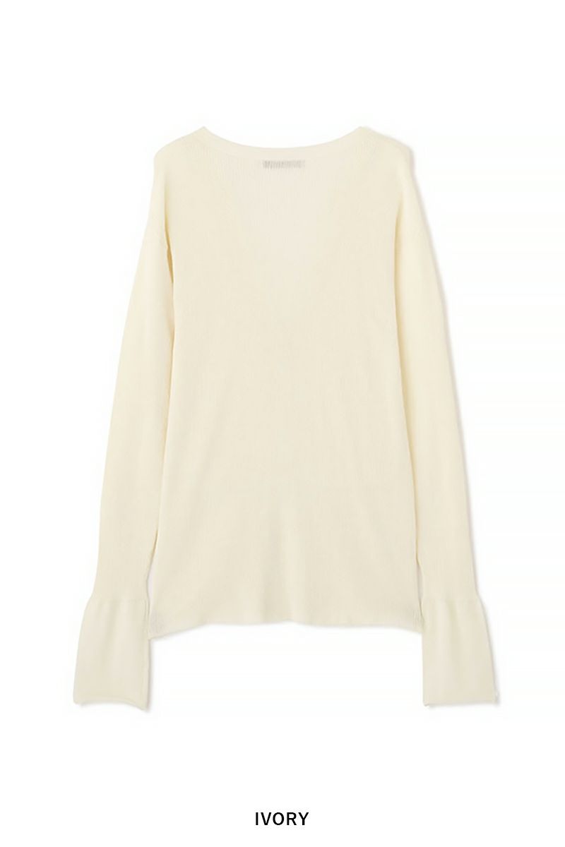 ETRE TOKYO(エトレトウキョウ)シアーリブニットカーディガン 1225211084 -16