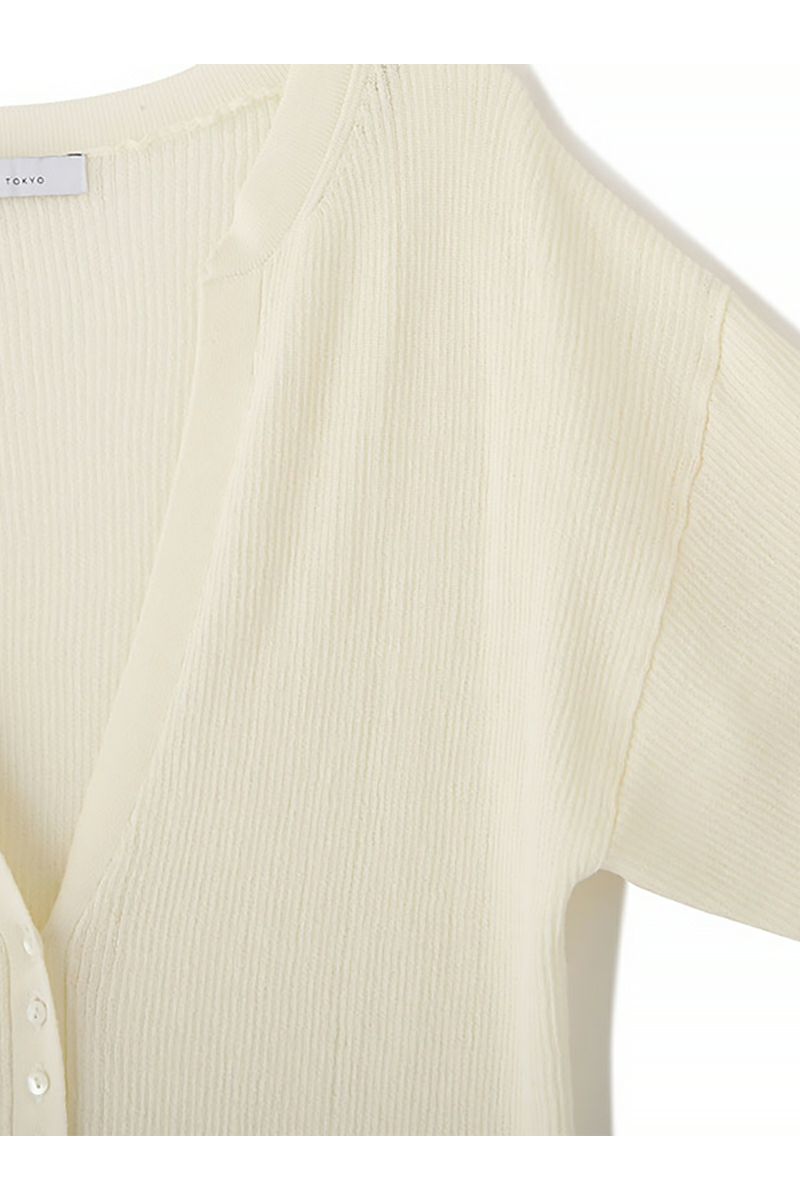 ETRE TOKYO(エトレトウキョウ)シアーリブニットカーディガン 1225211084 -18