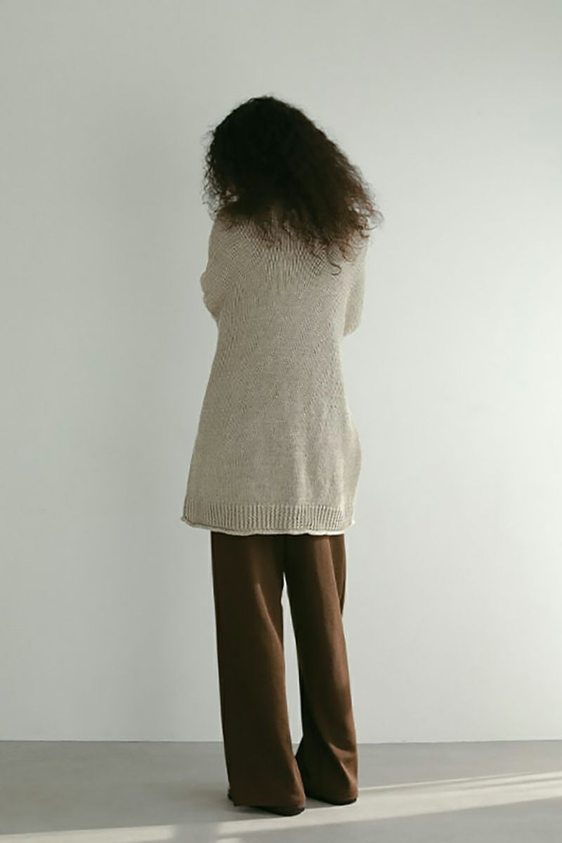 ETRE TOKYO(エトレトウキョウ)ソフトシアーワイドニットパンツ 1225220092 -6