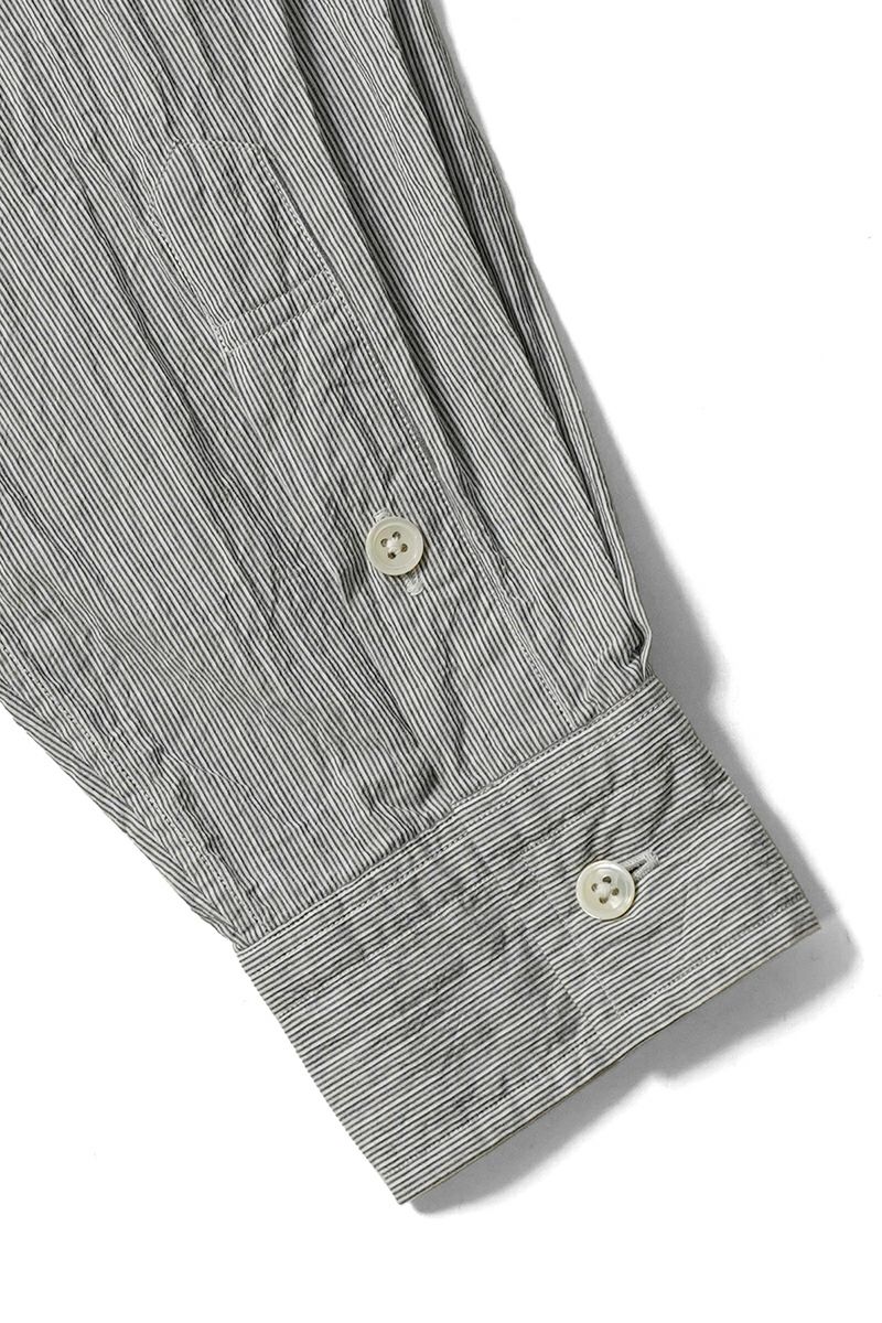 Porter Classic(ポータークラシック)；ROLL UP STRIPE SHIRT ロールアップストライプシャツ PC-016-3357；06