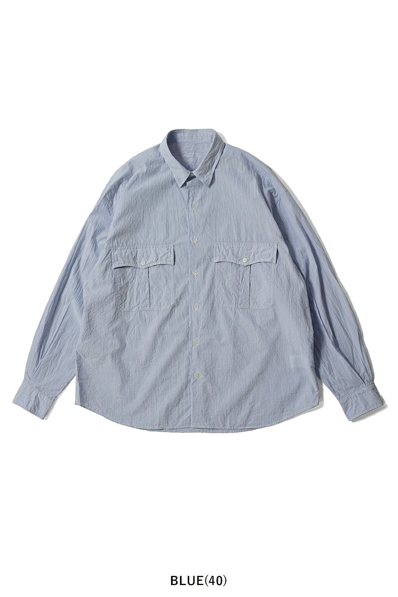Porter Classic(ポータークラシック)ROLL UP STRIPE SHIRT ロールアップストライプシャツ PC-016-3357 -10