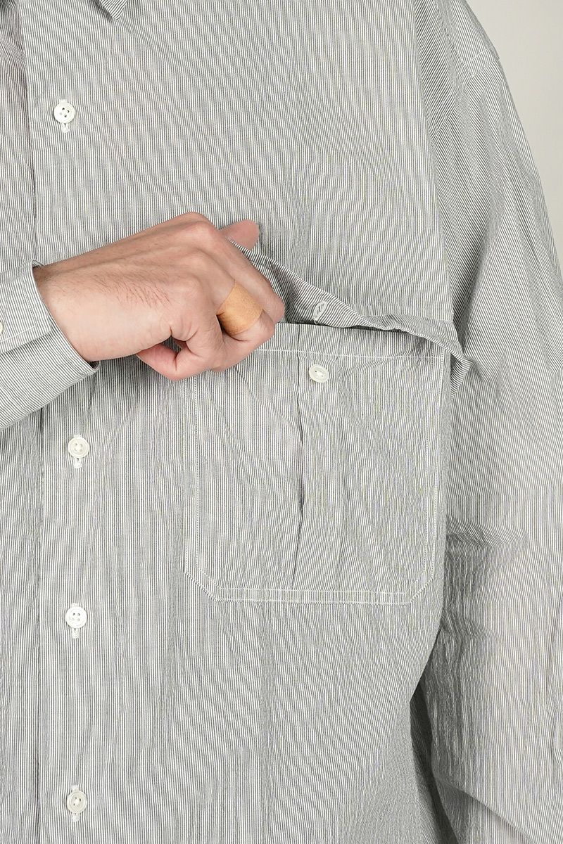 Porter Classic(ポータークラシック)ROLL UP STRIPE SHIRT ロールアップストライプシャツ PC-016-3357 -1