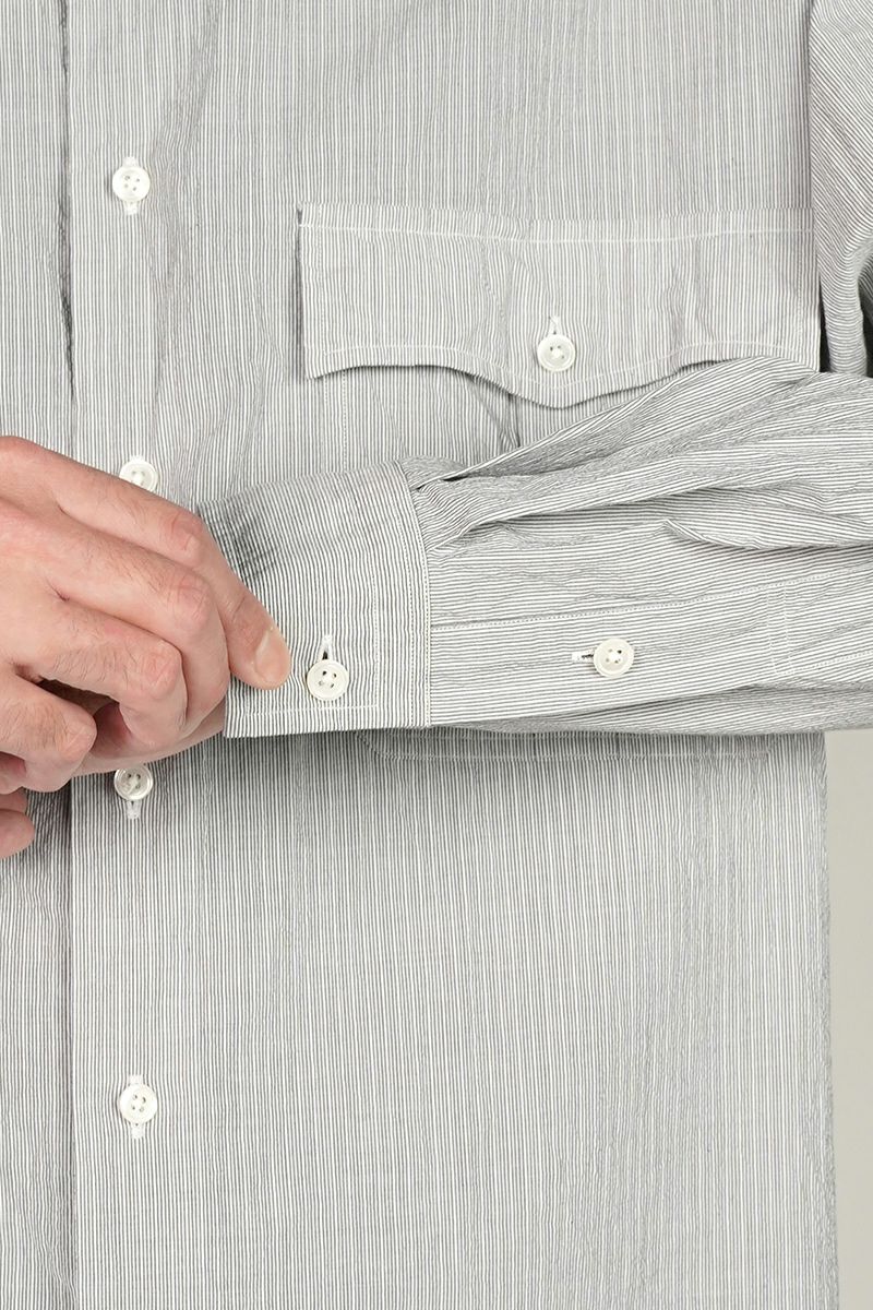 Porter Classic(ポータークラシック)ROLL UP STRIPE SHIRT ロールアップストライプシャツ PC-016-3357 -1