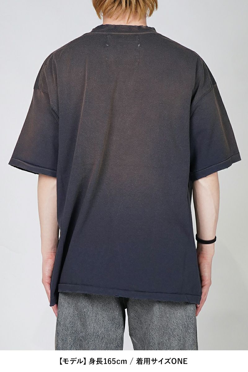 DAIRIKU(ダイリク)Alien Vintage Wash H-S Tee エイリアンヴィンテージウォッシュTシャツ 25SS CS3 -12