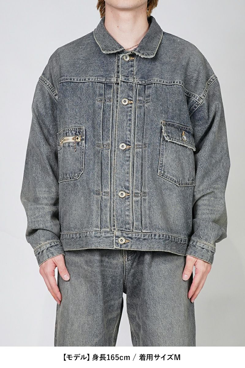 DAIRIKU(ダイリク)2PKT Vinatge Denim Jacket 2ポケットヴィンテージデニムジャケット 25SS RG-DNM2 -11