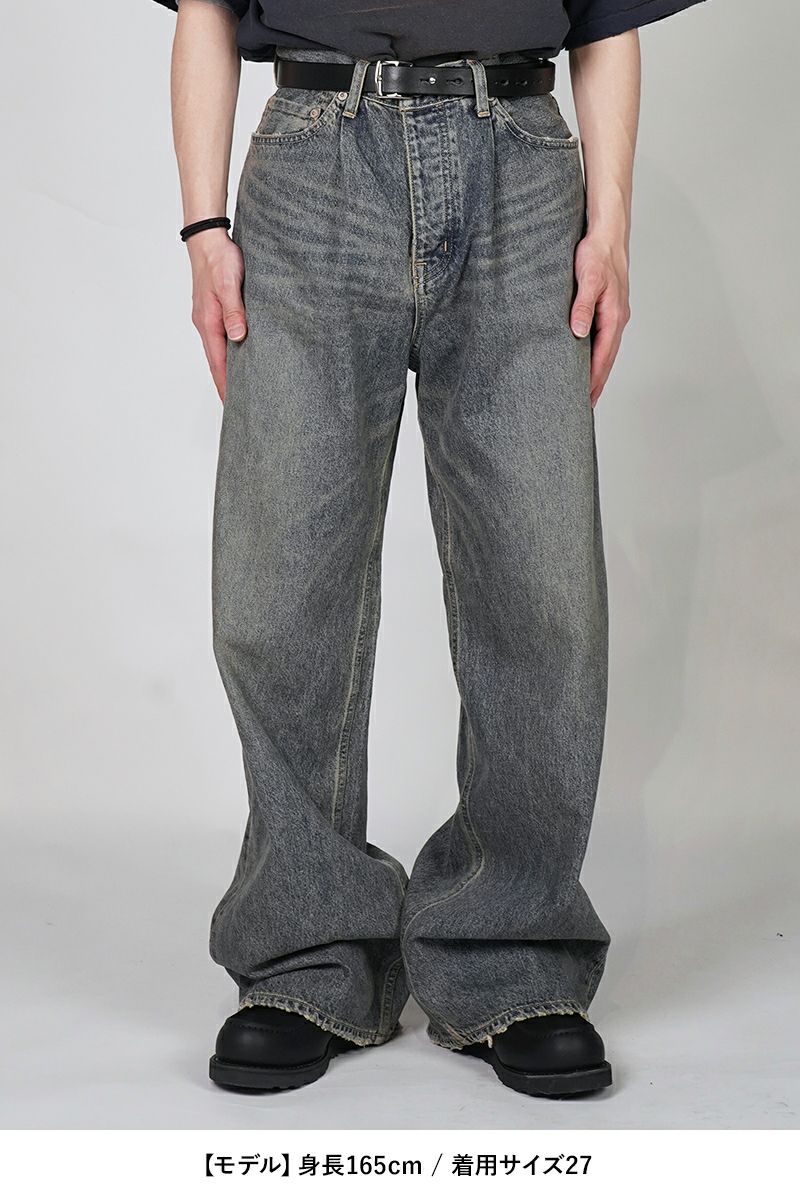 DAIRIKU(ダイリク)Wide Vintage Denim Pants ワイドヴィンテージデニムパンツ 25SS RG-DNM3 -9
