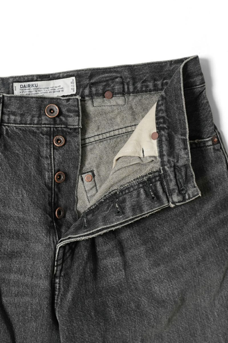DAIRIKU(ダイリク)Wide Vintage Denim Pants ワイドヴィンテージデニムパンツ 25SS RG-DNM3 -17