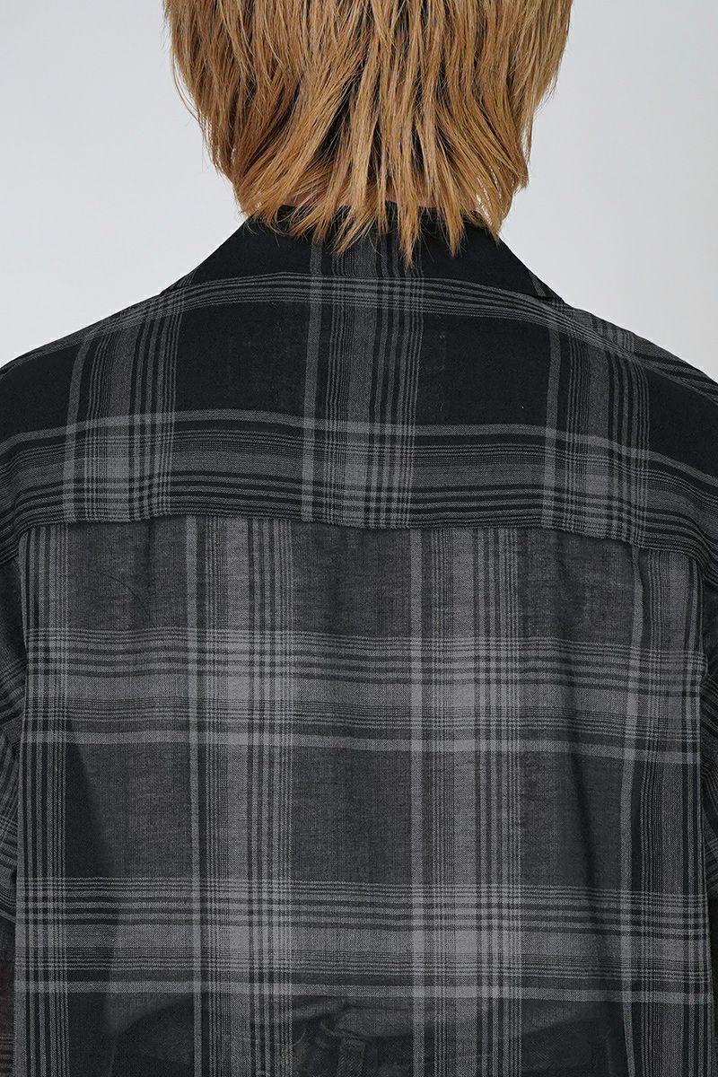 DAIRIKU(ダイリク)Astronaut Check H-S Shirt アストロノート チェックシャツ 25SS SHT-5 -3