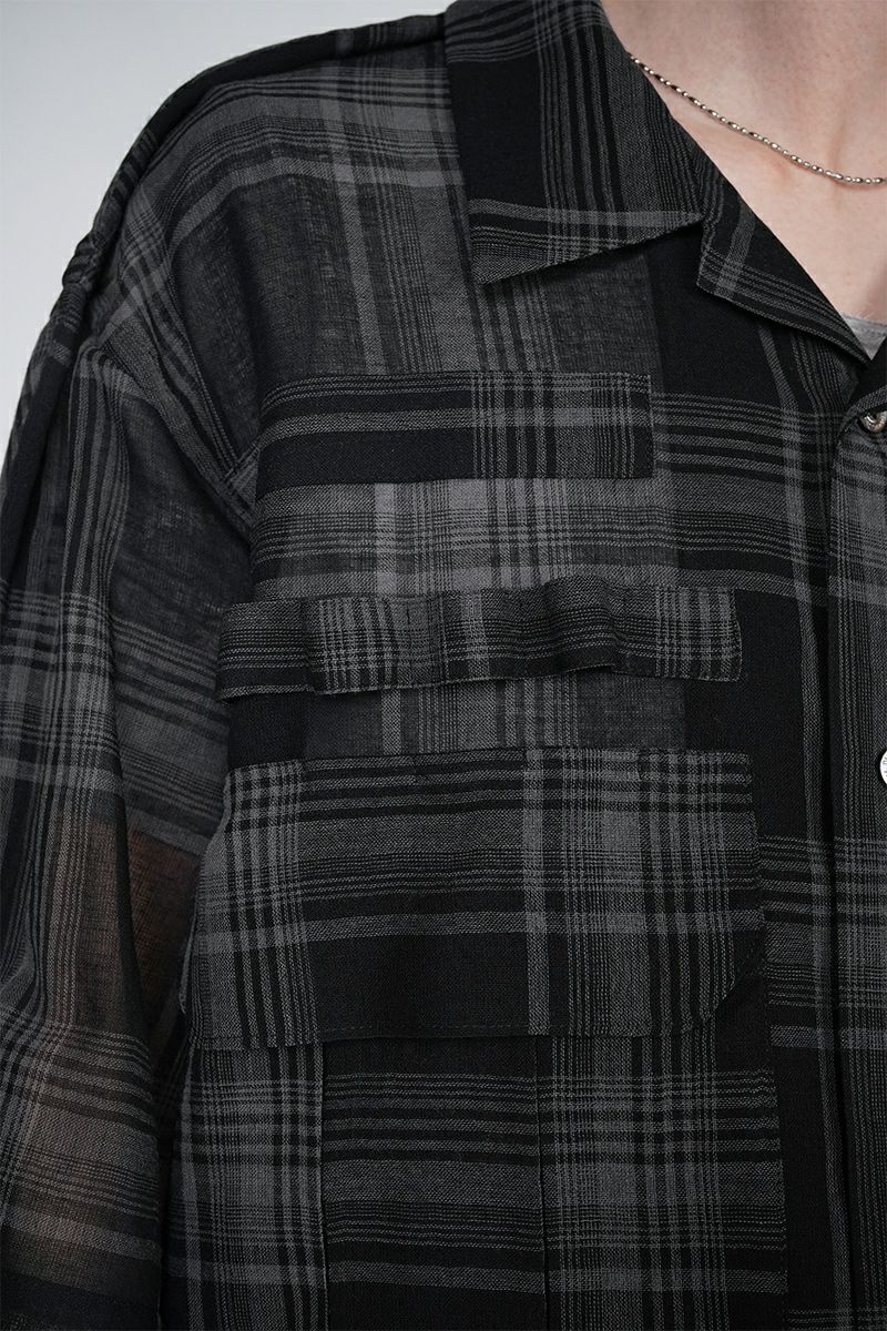 DAIRIKU(ダイリク)Astronaut Check H-S Shirt アストロノート チェックシャツ 25SS SHT-5 -4