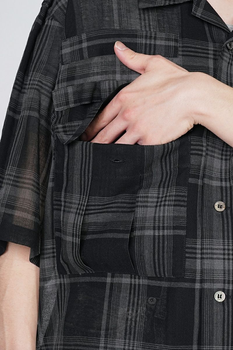 DAIRIKU(ダイリク)Astronaut Check H-S Shirt アストロノート チェックシャツ 25SS SHT-5 -5