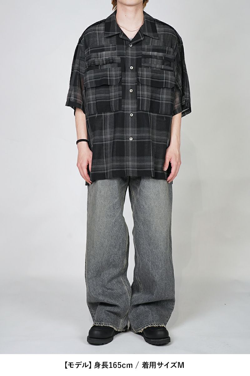 DAIRIKU(ダイリク)Astronaut Check H-S Shirt アストロノート チェックシャツ 25SS SHT-5 -8