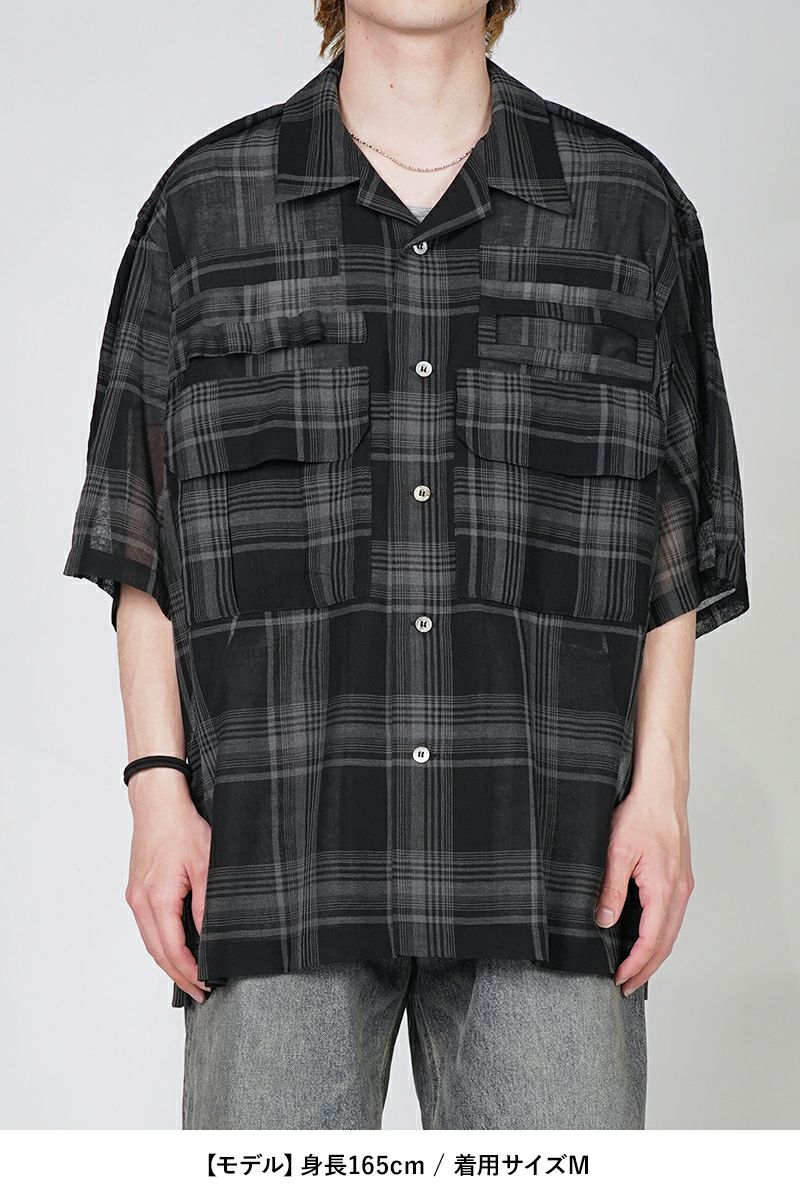 DAIRIKU(ダイリク)Astronaut Check H-S Shirt アストロノート チェックシャツ 25SS SHT-5 -10