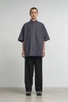 Graphpaper(グラフペーパー)Oxford S/S Oversized B.D Shirt オックスフォード半袖オーバーサイズボタンダウンシャツ GM251-50023B -1