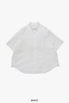 Graphpaper(グラフペーパー)Oxford S/S Oversized B.D Shirt オックスフォード半袖オーバーサイズボタンダウンシャツ GM251-50023B -4
