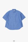Graphpaper(グラフペーパー)Oxford S/S Oversized B.D Shirt オックスフォード半袖オーバーサイズボタンダウンシャツ GM251-50023B -5