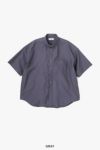 Graphpaper(グラフペーパー)Oxford S/S Oversized B.D Shirt オックスフォード半袖オーバーサイズボタンダウンシャツ GM251-50023B -6