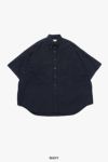 Graphpaper(グラフペーパー)Oxford S/S Oversized B.D Shirt オックスフォード半袖オーバーサイズボタンダウンシャツ GM251-50023B -7