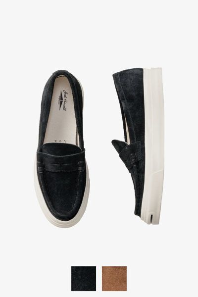 Graphpaper(グラフペーパー)Jack Purcell for GP Suede Loafer ジャックパーセル フォーグラフペーパー スエードローファー  GU251-90336