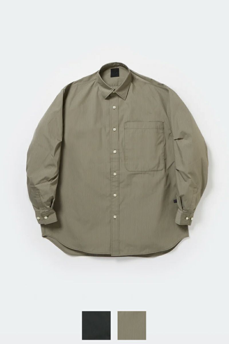 DAIWA PIER 39(ダイワピア39)W's TECH REGULAR STRIPE SHIRT LS ウィメンズ テック 長袖レギュラーストライプシャツ BE-81025L