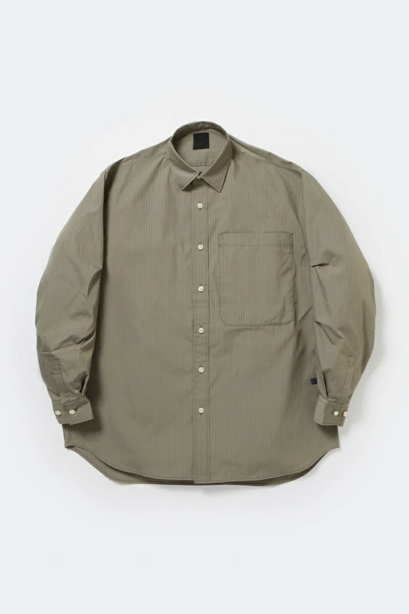 DAIWA PIER 39(ダイワピア39)W's TECH REGULAR STRIPE SHIRT LS ウィメンズ テック 長袖レギュラーストライプシャツ BE-81025L -1